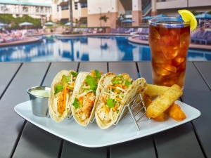 Tacos by the pool at '39 Poolside