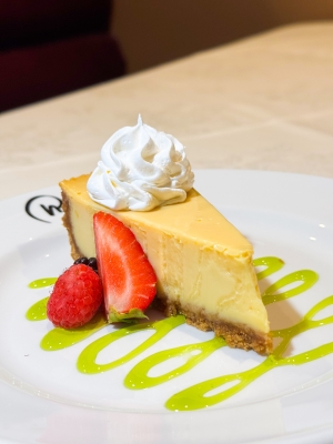 A plate of Jack's Place Key Lime Pie.