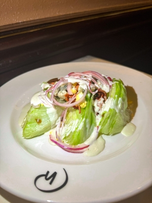 A plate of Jack's Place Wedge Salad.