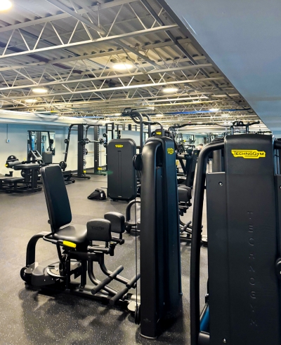 The fitness center at Rosen Aquatic and Fitness Center.