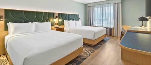 Spacious, Two Double Queen Accommodations