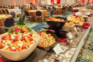 Our Thanksgiving buffet is a beautiful array of sides, salads, entrees, and desserts.