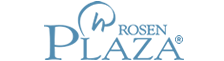 Rosen Plaza Logo. Navigates to Home